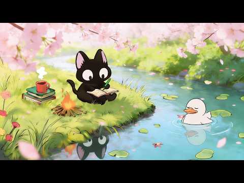 No rush at all. Trust your own pace. 🌸 Cozy Rain Lo-fi Jazz for Study, Focus