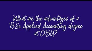 Why pursue a degree at Oxford Brookes Degree with ACCA?
