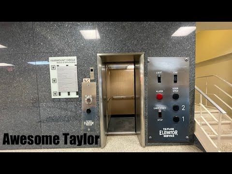 Epic Motor! Vintage Taylor Hydraulic West Elevator @ Fairmount Circle - University Hts, OH