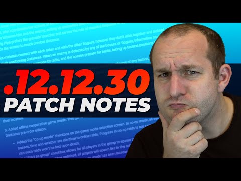 NEW PATCH NOTES RUN DOWN - Escape from Tarkov