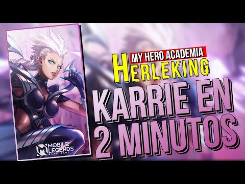 KARRIE IN 2 MINUTES 😍How to use Karrie, Karrie Guide, Karrie tutorial ⚔️ MOBILE LEGENDS ESPAÑOL