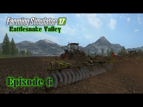 Farming Simulator 17 Rattlesnake Valley Ep 6 Cultivating