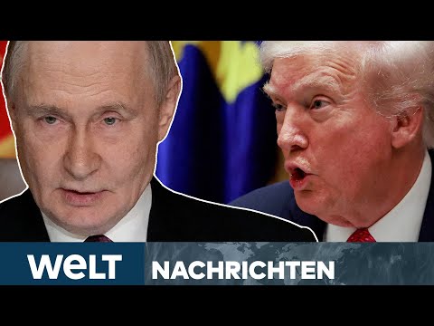 UKRAINE-KRIEG: Streit zwischen Trump und Putin! Neue Details vom Treffen in Alaska I WELT STREAM