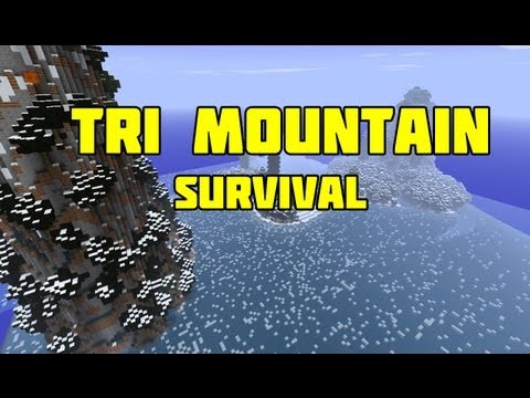 Minecraft - Tri Mountain Survival HIGHLIGHTS!