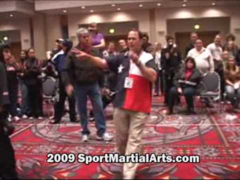 Peter Chartouni v Jamal Albini - Men's light MW point sparring - 2009 Amerikick Internationals