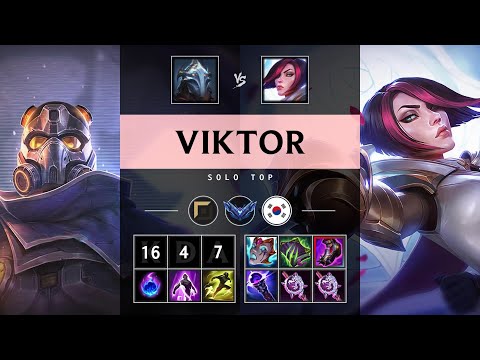 Viktor Top vs Fiora - KR Diamond Patch 25.13
