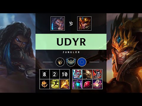 Udyr Jungle vs Jarvan IV - EUW Challenger Patch 25.21