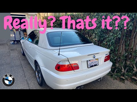 YOU EVER WONDER? - How to Install a e46 Convertible HARDTOP
