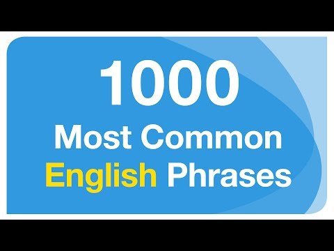 1000 Most Common English Phrases for Conversation (with subtitles)