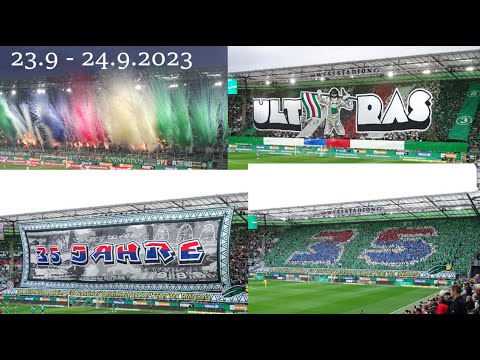 35 Jahre Ultras Rapid & Spruchbänder (23.9 - 24.9.2023)