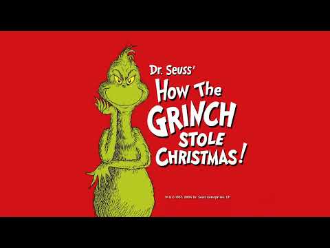 Stage musical trailer thumbnail featuring Whoville ensemble costumes and holiday set pieces