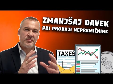 Kako zmanjšati davek pri prodaji nepremičnine?