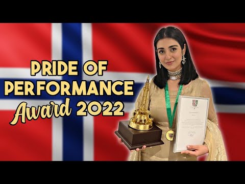 Sarah khan gets pride of performance from Norway 🇳🇴 14 august committee oslo 14/08/2022