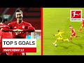 Top 5 Goals • Lewandowski, Schick, Moukoko & More | Matchday 13 - 2020/21