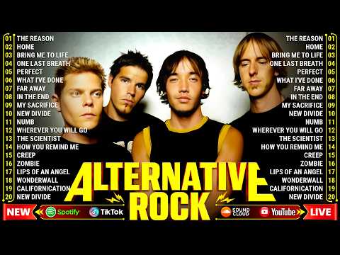 Hoobastank, Keane, Oasis, Coldplay, Audioslave, 3 Doors Down | Best Alternative Rock Songs 2000s