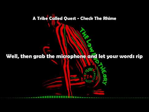 A Tribe Called Quest - Check The Rhime [LYRICS]