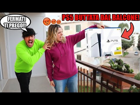 MY GIRLFRIEND THROWS MY PLAYSTATION 5 OFF THE BALCONY! *NOT A JOKE!!*