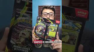 Abrindo quadpack de Equilíbrio Perfeito #pokemon #cardgame #pokemoncards #cartinhas #pokemontcg