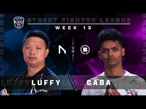 Luffy (R. Mika) vs. Caba (Guile) - Bo3 - Street Fighter League Pro-US Season 4 Week 13