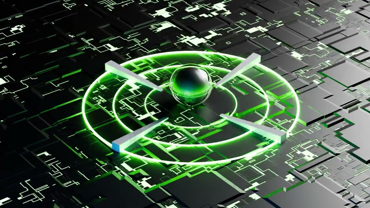 Sci-Fi Cybernetic Core - Futuristic Energy Reactor 3D Model