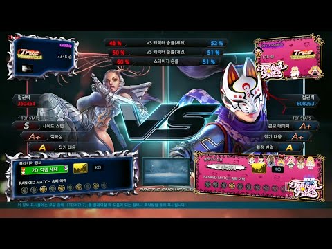 철권7리플레이 2021.02.22 MasterRaven(GodShip) vs Kunimitsu(93's_PangDolls) // 마스터레이븐 vs 쿠니미츠