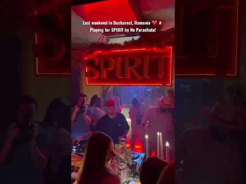 Last weekend in Bucharest, Romania ❤️🇷🇴 Playing for SPIRIT by No Parachute!