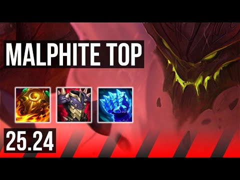 MALPHITE vs AATROX (TOP) | Perfect KDA: 12/0/4 | EUW Master | 25.24