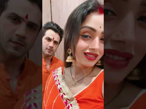 yrkkh actress parul Chauhan with real husband.....#yrkkh #parul #couple #love #shorts