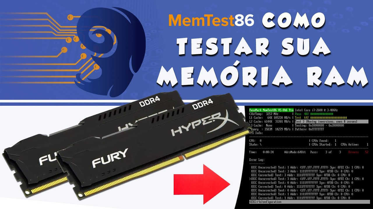 Como Testar a Memória RAM com Memtest86 (SUPER FÁCIL)