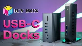 ICY BOX Docking Stations - So verbindet ihr zusätzliche Displays mit eurem Notebook