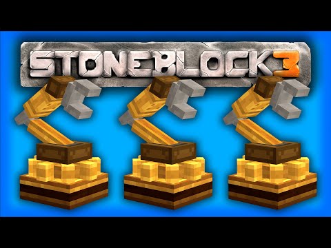 Minecraft StoneBlock 3 | MECHANICAL ARMS ARE SO COOL! #8 [Modded Questing Stoneblock]