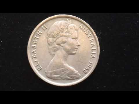 1968 Australia Collection 1 Cent Coin to 20 Cent Coin - Elizabeth II - Stuart Devlin - Platypus Coin