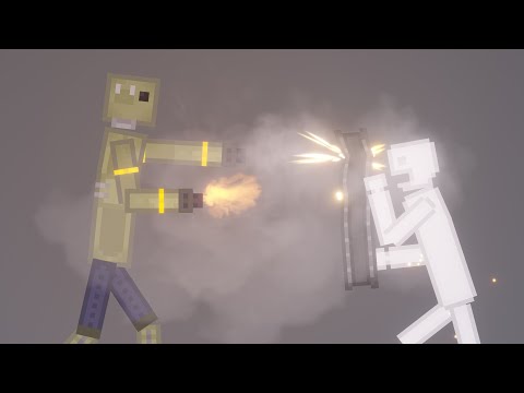 Functional Androids Vs Humans (+ Deformation MOD) in People Playground