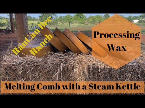 , title : 'Processing Bees Wax with a Steam Kettle