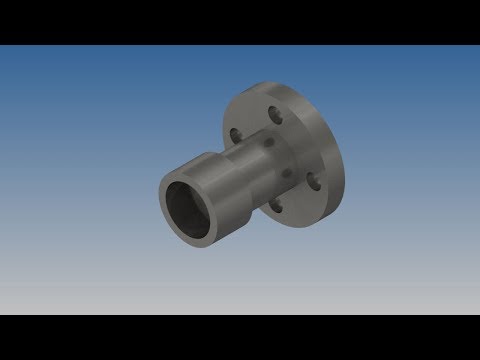 Autodesk Inventor 2019 exercise model for beginners-E1
