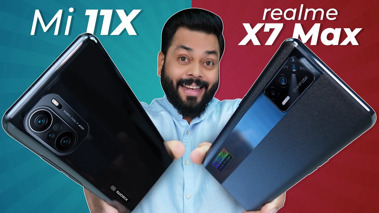 realme X7 Max vs Mi 11X Full Comparison | Best Under 30K ⚡ Display, Performance, Camera & More