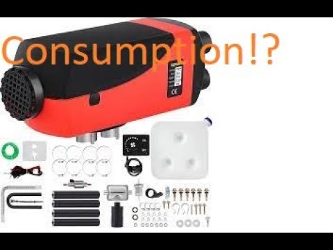 8kw China Diesel heater consumption test