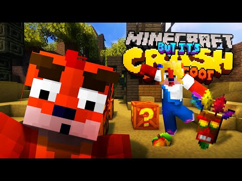 I Remade Crash Bandicoot in Minecraft Without Mods