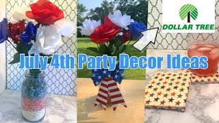 DIY July 4th Party Ideas!! 🇺🇸🎈2023! Dollar Tree DIY Decor and Much More!! How To/ DIY