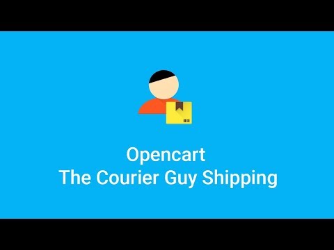 Opencart The  Courier Guy Shipping