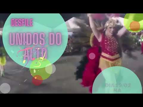 Desfile da Escola de Samba Unidos do Alto na Arena de Ouro