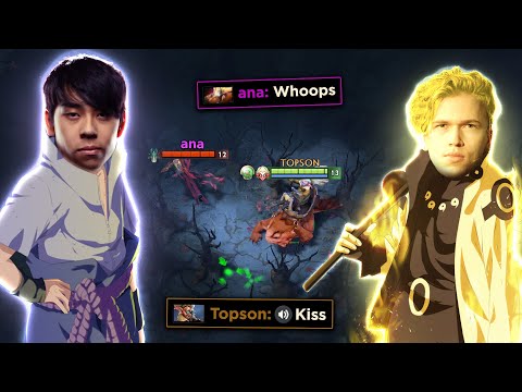 Topson meets against his T1 teammate Ana in RANKED 🔥