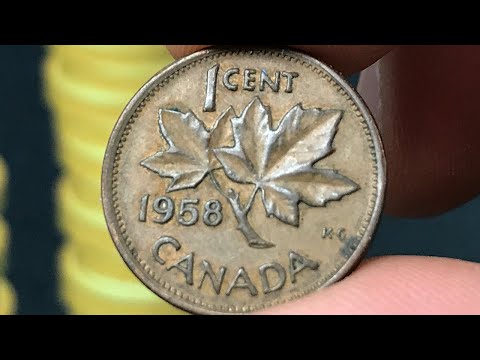 1958 Canada 1 Cent Coin • Values, Information, Mintage, History, and More