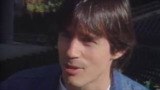 Jackson Browne before a concert in late 80's.