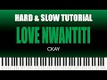 CKay Love Nwantiti Ah Ah Ah HARD SLOW Piano Tutorial