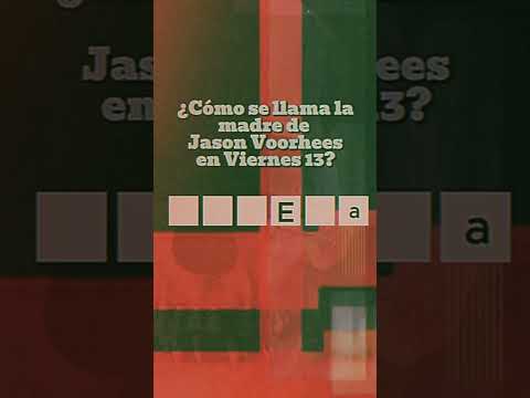 Adivina la palabra antes de tiempo. #viernes13 #slashers #adivina #responde #jasonvorhees #palabras