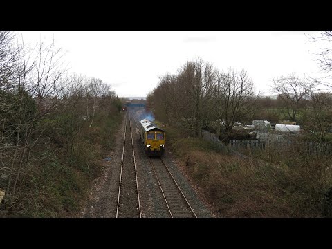 Freightliner Class 66 No. 66549 on 0H68 Guide Bridge Yard - Crewe Basford Hall on 18.02.2020 - HD