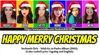 Sexbomb Girls - Happy Merry Christmas (Color-coded Lyric Video)