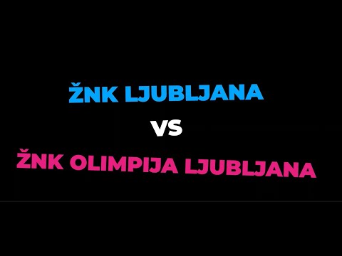 Polfinale pokala Union NZS 22/23 ŽNK Olimpija - ŽNK Ljubljana