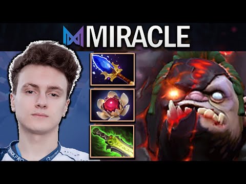 Pudge Dota 2 7.32 Gameplay Nigma.Miracle with Ethereal - Lotus Orb #dota2 #dota2gameplay